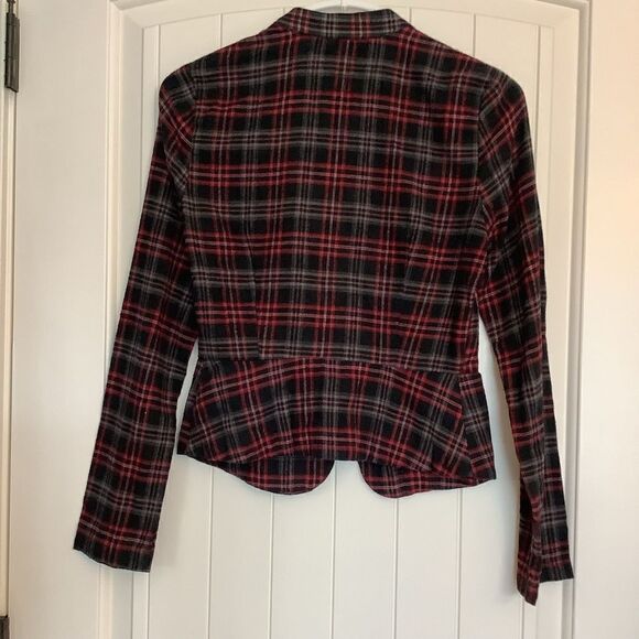 Forever 21 Red Flannel Top - Picture 3 of 4